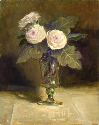 Fig Leaves With Roses